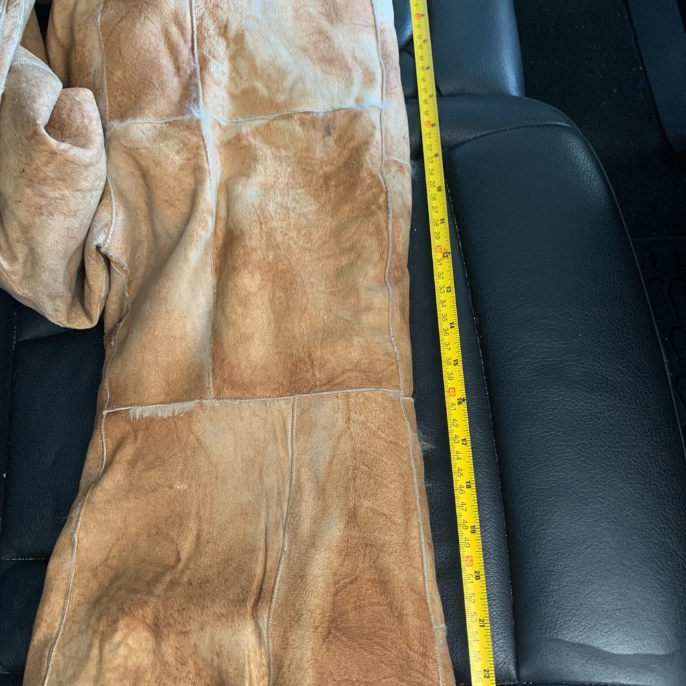 Tan Shearling Women's Jacket - Picture 13 of 13